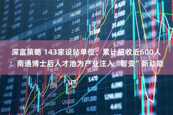 深富策略 143家设站单位、累计招收近600人：南通博士后人才池为产业注入“智变”新动能